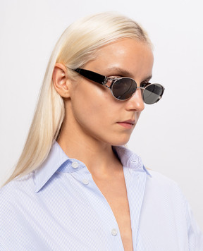 Saint Laurent Серебристые очки М919 A003D4Y9968