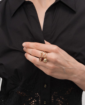 Twinset Золотое кольцо с камнями 261TO5023