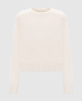 Loulou de Saison Свитер BRUZZI цвета айвори из шерсти и кашемира BRUZZILDS