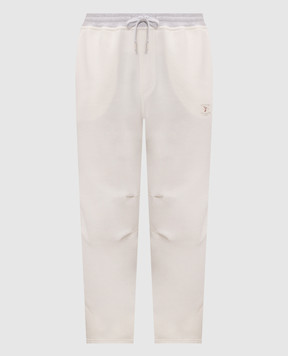 Brunello Cucinelli Спортивные штаны цвета айвори MM8263388G
