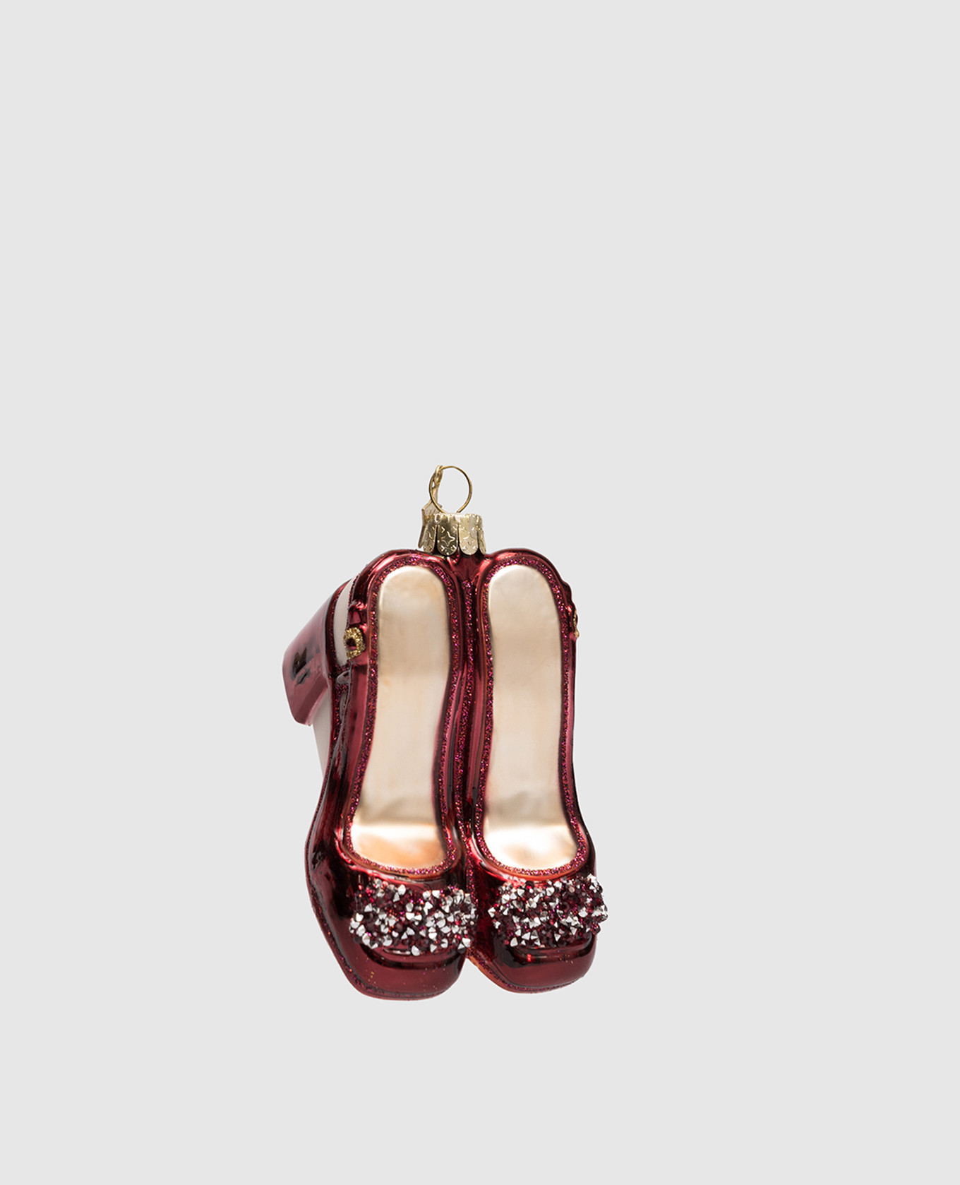 

Елочная игрушка Slingback Heel, Бордовый, Елочные украшения