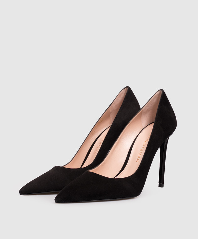 Stuart Weitzman Черные туфли замшевые POWER SJ954 изображение 2