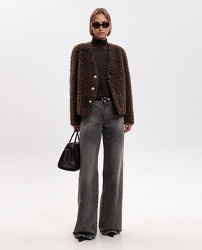 Twinset Коричнева куртка 262TP2201