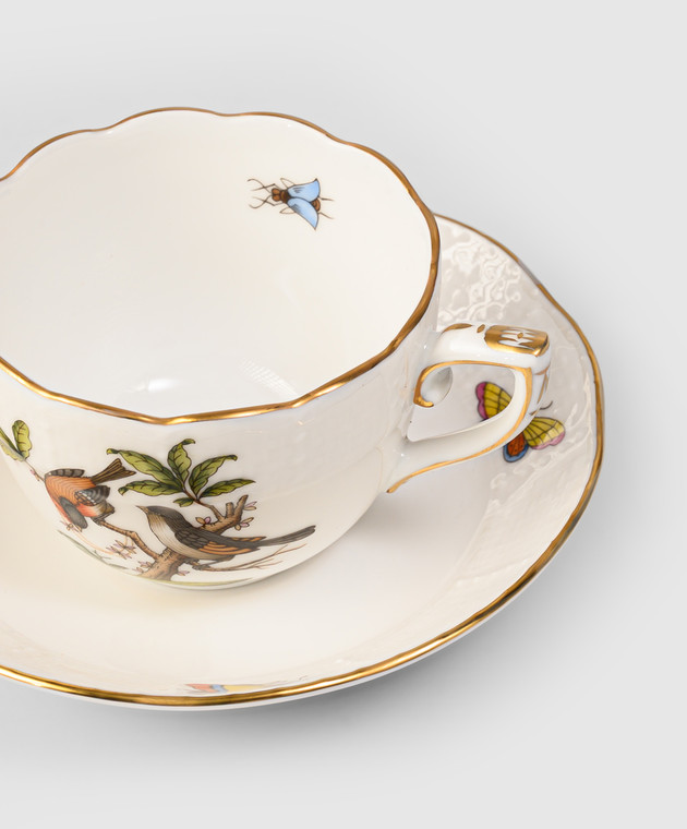 Herend Фарфоровая чашка для кофе с блюдцем 110 мл 00711100RO1200711200RO1 изображение 3