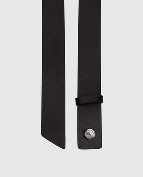 Gianni Chiarini Чорний шкіряний ремінь CNK00767PNCH