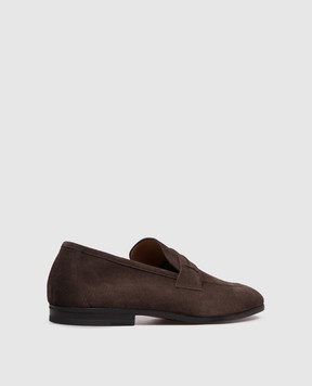 Tom Ford Коричневые замшевые лоферы SEAN J1610LCL216N