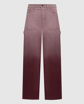 AMIRI Рожеві джинси з ефектом деграде AWBMJE1021