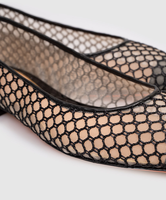 Santoni Чорні балетки WASE72200HA2NGHA зображення 5