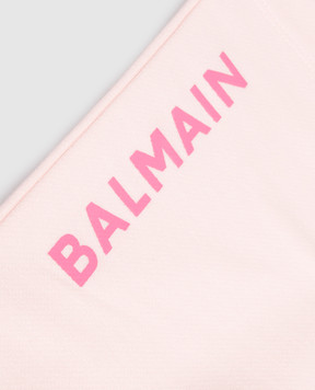 Balmain Дитячі рожеві спортивні штани BZ6A30Z318312