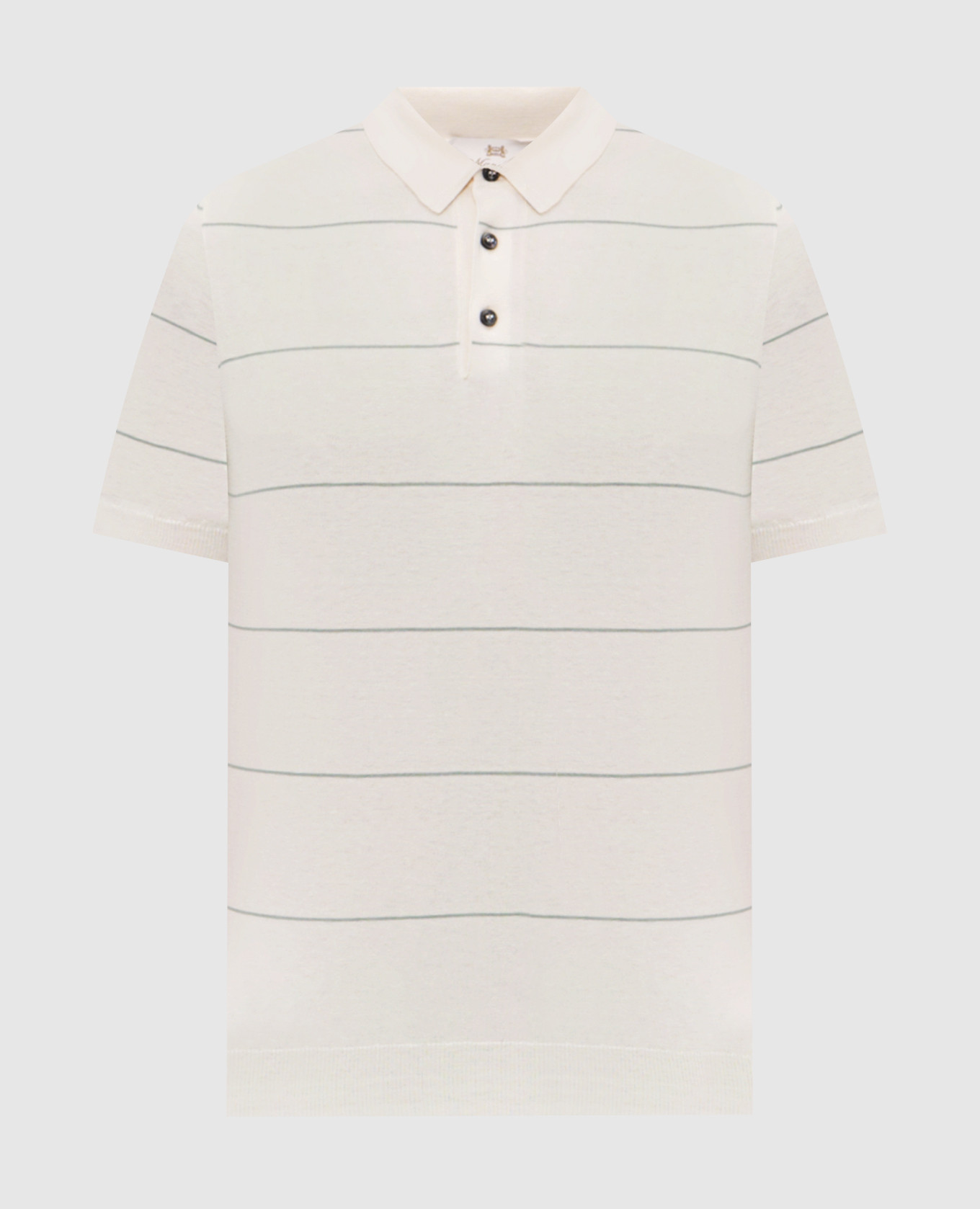 

Поло цвета айвори в полоску, Бежевый, Поло