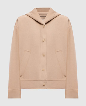 Max Mara Weekend Бежевое укороченное пальто RIDENTE с шерстью WKDRIDENTE