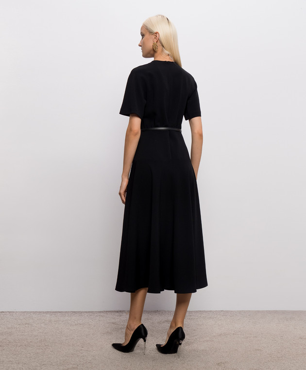 Max Mara Черное платье миди ZORRO MSTZORRO изображение 3