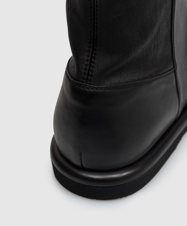 Officine Creative Черные кожаные ботинки Marjory MARJORY106NERO изображение 5