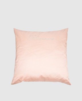 Blumarine Home Рожева декоративна подушка Note Blue з кристалами Swarovski H0000220083