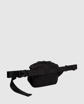 C.P. Company Чорна поясна сумка з патчем логотипа MAC043A005269G