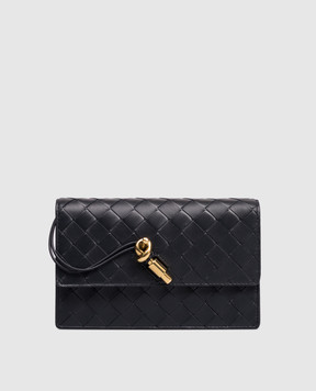 Bottega Veneta Синяя кожаная сумка Andiamo 844107VCPP2