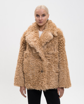 Babe Pay Pls Бежева дублянка з відкладним коміром 2310TIGRADO