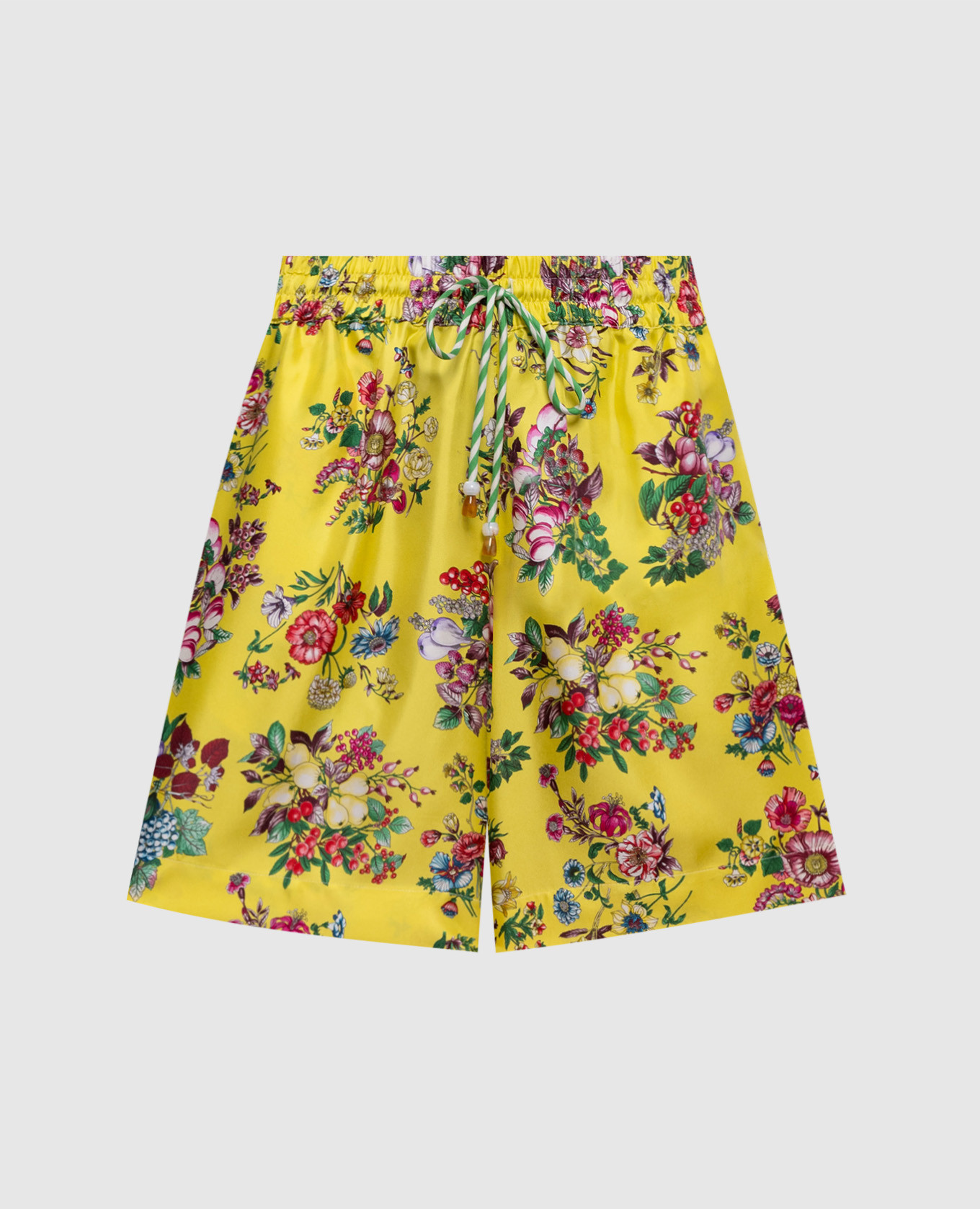 Жовті шорти Ginny із шовку