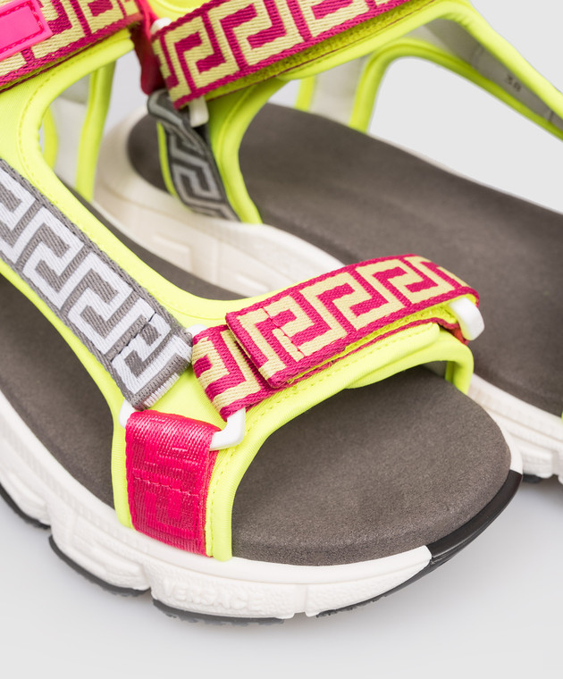 Versace Дитячі сандалі Trigreca з візерунком 10224941A166243438 зображення 5