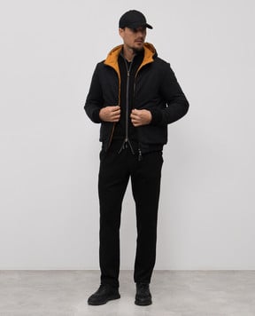 Stefano Ricci Серая двусторонняя куртка с шерстью M6J5400130W0036R