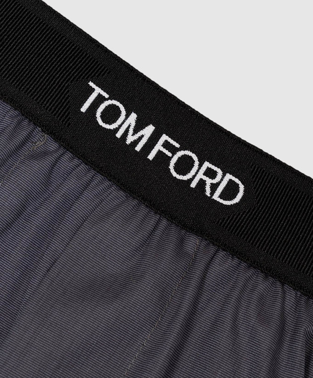 Tom Ford Серые трусы-боксеры с узором логотипа T4LE51100 изображение 2