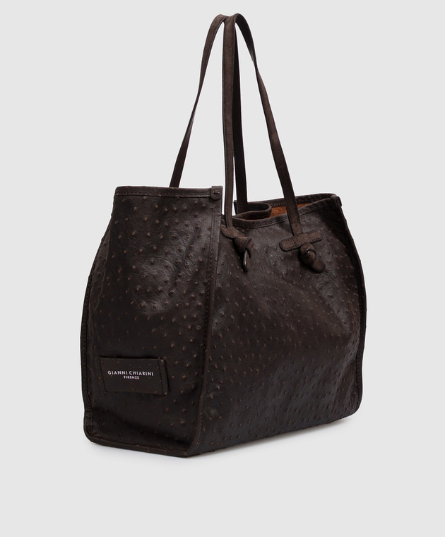 Gianni Chiarini Коричневая сумка-тоут BS12430EXTC изображение 3