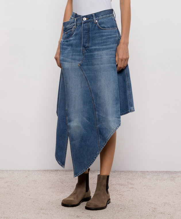 JW Anderson Синяя джинсовая юбка DK0030PG1978 изображение 3