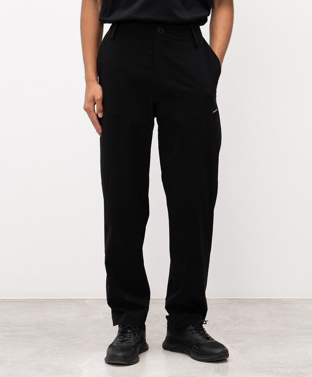 Riotdivision Черные штаны RD-Civil с патчем логотипа RDCPGEN4 изображение 3