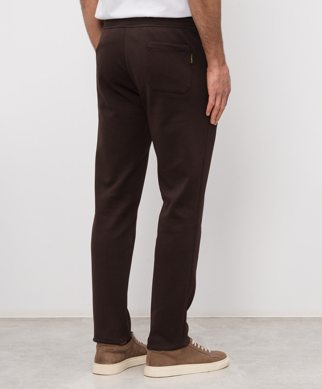 MooRER Коричневі спортивні штани CRISPIN CRISPINPANTALONEIT зображення 4