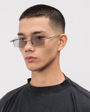 Kuboraum Сріблясті сонцезахисні окуляри H63 KRSH63SM0000004G