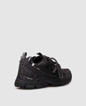 Off-White Черные кроссовки Denim Be Right Back OMIA295Z26DEN001