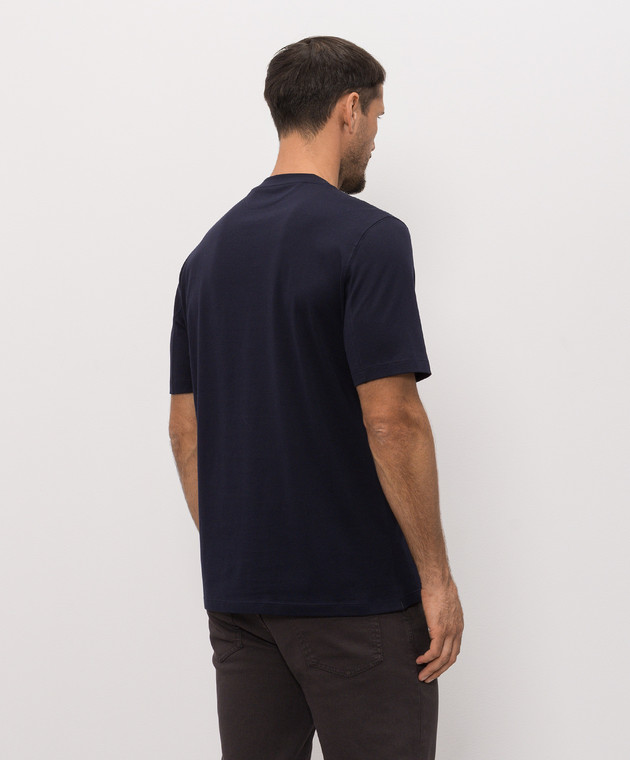 Brunello Cucinelli Темно-синя футболка M0B138440 зображення 3