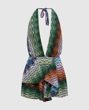 Missoni Сукня з відкритою спиною у візерунок MS26SQ24BR015D