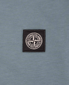 Stone Island Детская синяя футболка с нашивкой логотипа L2S162100003S004768