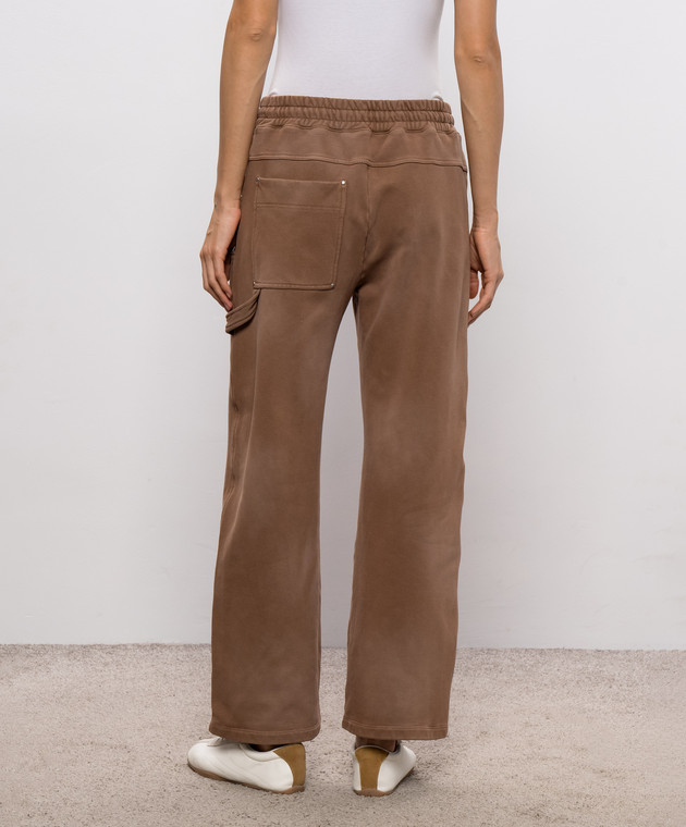 3.1 Phillip Lim Коричневі спортивні штани F26151432TFT зображення 4