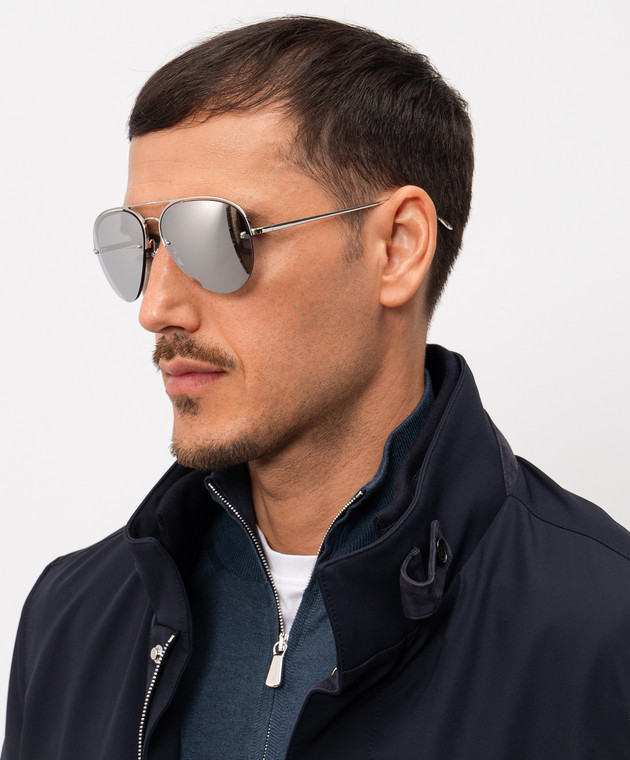 Linda Farrow очки с зеркальным эффектом LFL543C2SUN изображение 2