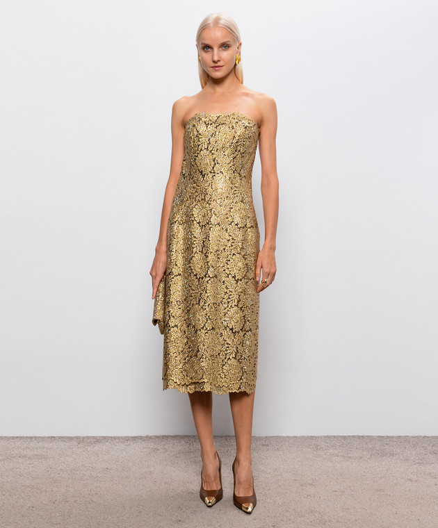 Ermanno Scervino сукня-бюстьє з кристалами D492Q701CTZJO зображення 2
