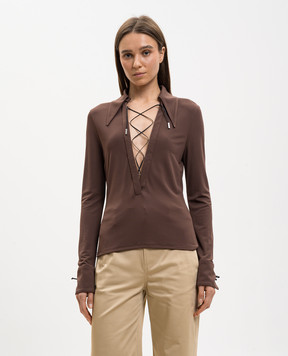 16Arlington Коричневый топ Pia T431SS2603