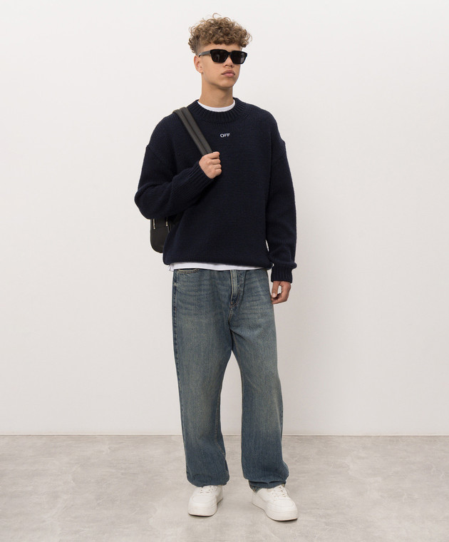 Off-White Біла футболка з принтом логотипа ADV 44MAA120F26J00C зображення 2