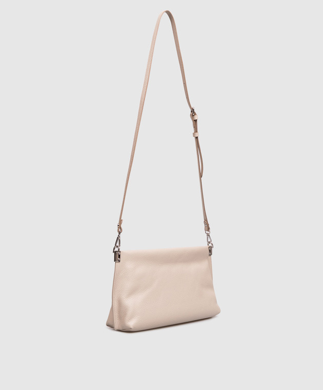 Gianni Chiarini Бежевая кожаная сумка кросс-боди Fanny BS12734COMMGRN изображение 3