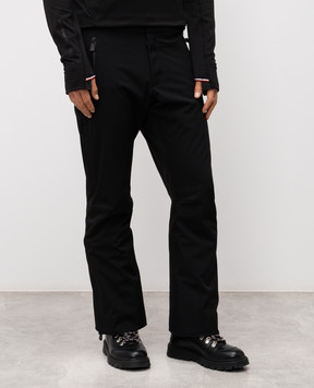 Moncler Grenoble Черные горнолыжные брюки с логотипом K20972G0000753066