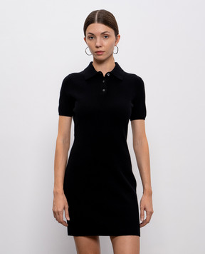 Alexander Wang Чорна сукня-поло з вовною 4KC4256063