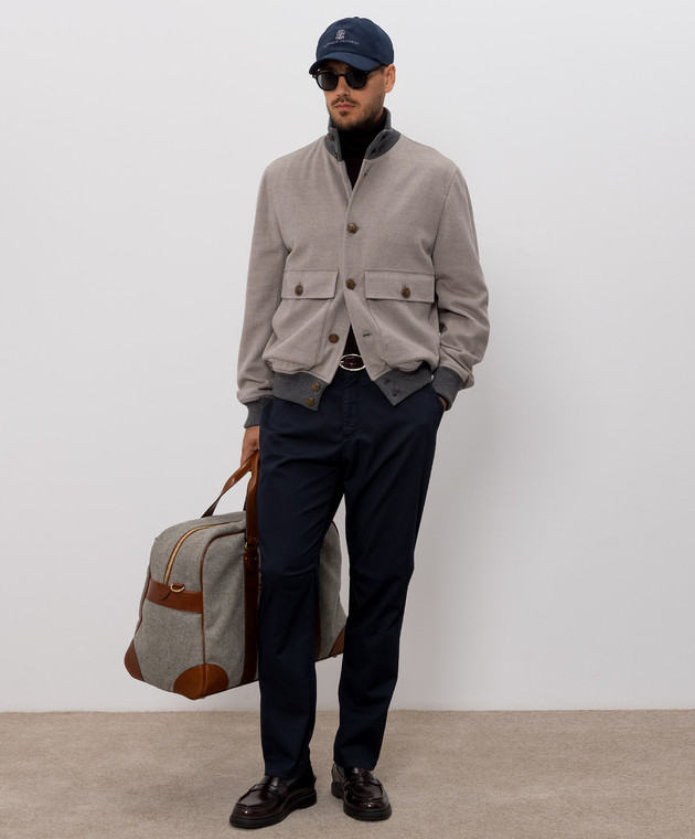 Brunello Cucinelli Синие брюки M289LS1050 изображение 2