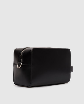 Off-White Чорний шкіряний несесер For Belongings OMNS028C99LEA001