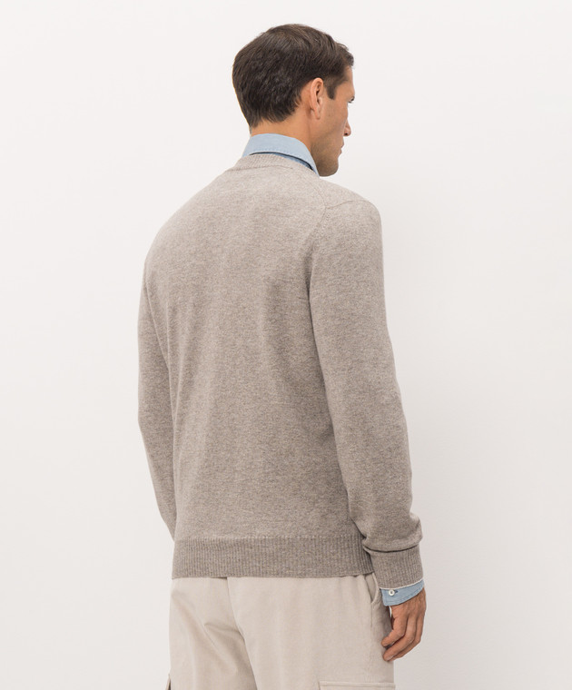 Brunello Cucinelli Серый кардиган из кашемира M22203806 изображение 4