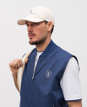 Brunello Cucinelli Бежевая кепка с логотипом M252D9850