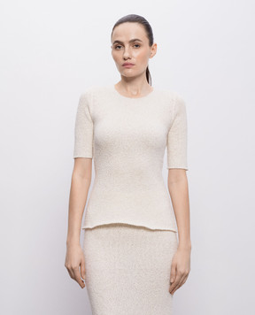 Gabriela Hearst Білий топ Valentina із шовку 2269067A137