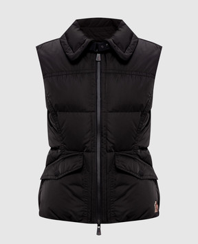 Moncler Grenoble Чорний пуховий жилет Hallaine K20981A000225988K