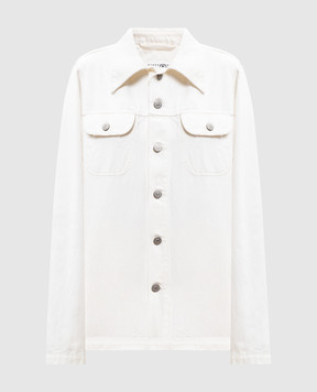 Maison Margiela MM6 Белая джинсовая куртка SH2AM0057M30071