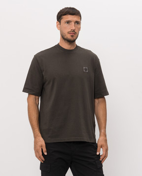 Stone Island Футболка кольору хакі L2S152100030S0500